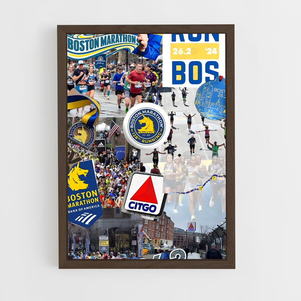 Poster Boston Run – affiche Athlétisme (vue 5)